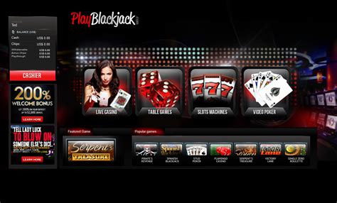 Playblackjack casino login